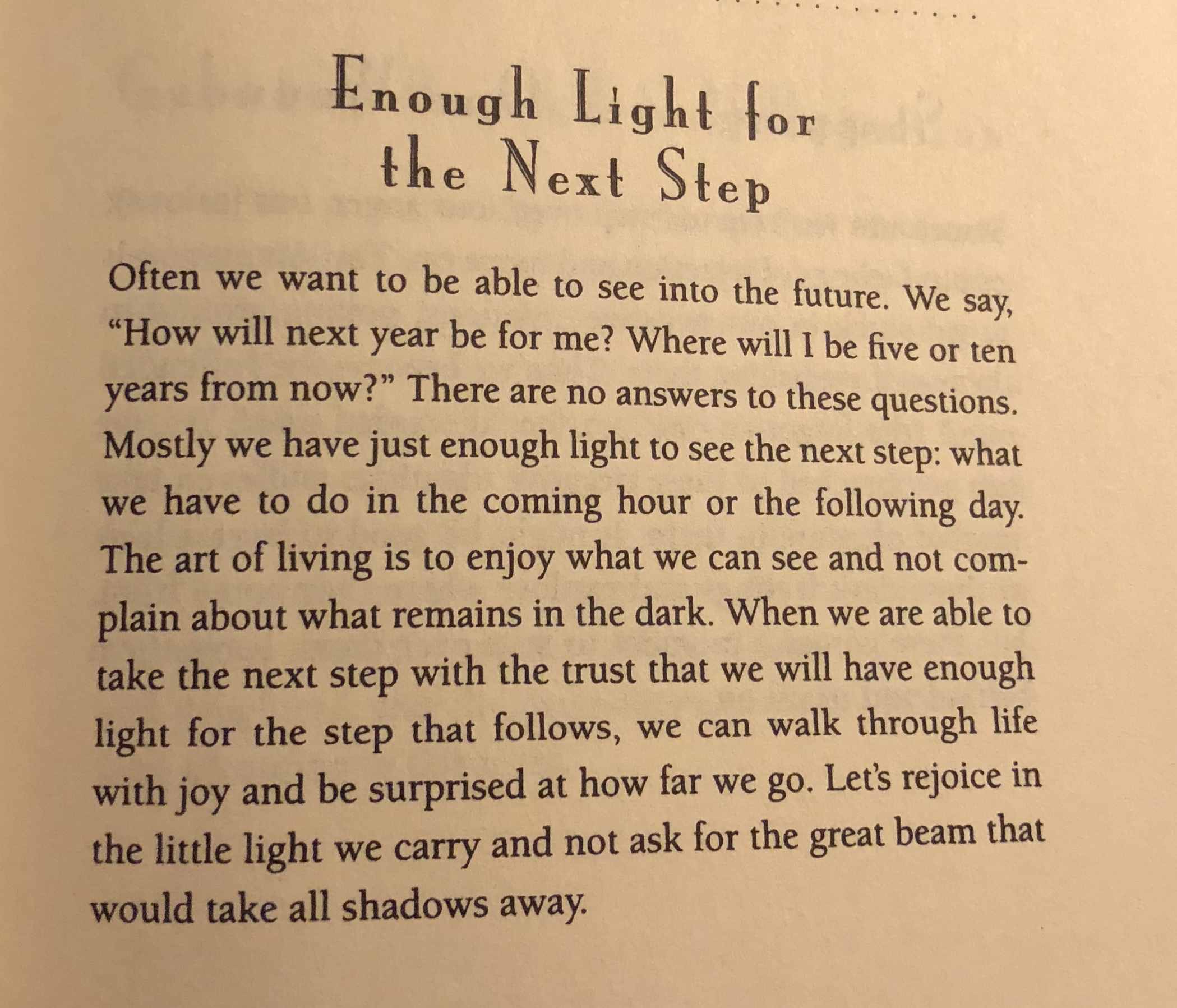 Nouwen Next Step Meditation